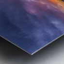 Sunset Tapestry Over Arid Plains Metal print