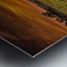 Fenceline Sunset Metal print