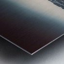 Shadows of the Earth: The Enchanting White River in Badlands Metal print