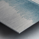 Silent Smoke on Stockade Lake Metal print