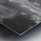 Monochrome Majesty: Capturing Stockade Lakes Moody Beauty in Inf Metal print