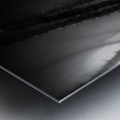 Shadows Weave Through Thorned Spire Metal print