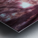 Springtime Serenity: A Moody Sunset at Oak Grove Cemetery in Sai Metal print