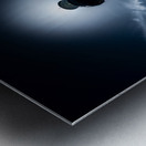 Whispers of Light: Illuminated Metal print