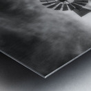 Silhouette of Whirling Whispers Metal print