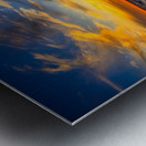 Sunset Serenity: A Birthday Cruise Amidst Octobers Radiant Colo Metal print