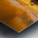 Montanas Fiery Farewell Metal print