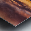 Sunset Symphony Over Vast Horizons Impression metal