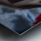 Reds and Shadows of an Ethereal Passage Metal print