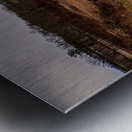 Silent Stones: Devils Den Winter Metal print