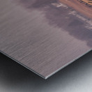 Oatmeal Fence Metal print