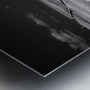 Long Black Road Metal print