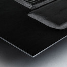 Echoes in Weathered Grain Metal print