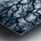 Enchanted Passage: Blue Dawn in the Oaks Metal print