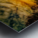 Golden Glow at Custer Ranch: A South Dakota Sunset Metal print