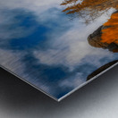  Autumnal Serenity: Sylvan Lake Path in Infrared Metal print