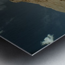 Orange Mountain Tree Metal print