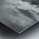 Misty Shores of Solitude: Sprague Lake Metal print