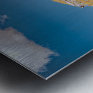 Golden Peak Under Azure Dreams Impression metal