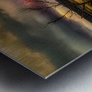 Luminescent Horizons: Twilights Embrace in Cold Beer New Mexico Metal print