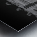 Echoes of Rural Isolation Metal print