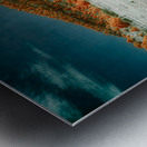 Gravestones Under a Fiery Canopy Metal print