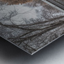 Ethereal Tranquility: Exploring Gettysburgs Bridge of Tranquility Metal print