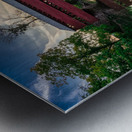 Serene Sunset Behind Sachs Covered Bridge Metal print