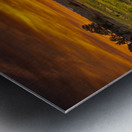 Fenceline Sunset Metal print