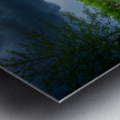 Solitude and Serenity: A Hike through Little Round Tops Enchanted Trail under the Brooding Storm Metal print