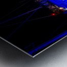 North Carolina Boats at night Impression metal