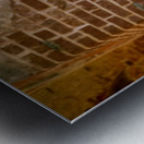 Forgotten Fortitude: Weathered Bars in Fort Macon Metal print