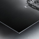 Exploring Beauforts Main Street: A Timeless Evening Stroll with My Wife Metal print