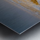 Golden Overview Metal print