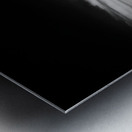 Ethereal Dance: Badlands Infinite Horizons in Infrared Metal print