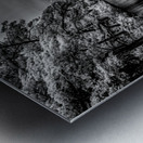 Stormy Infrared Pond Metal print