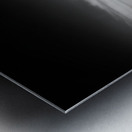 Ethereal Dance: Badlands Infinite Horizons in Infrared Metal print