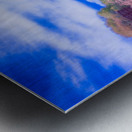 Windmill Whispers: Rustic Charm Amidst the Farm Fields Metal print