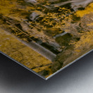 Golden Veils of Bismarck Metal print