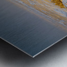 Golden Overview Metal print