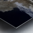 Frosted Tranquility Trelles Metal print