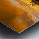 Montanas Fiery Farewell Metal print