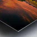 Fields of Fire: Sunset on the Codori Barn in Gettysburg Metal print