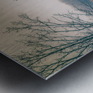 Winters Embrace: A Timeless Red Barn in Gettysburg Metal print