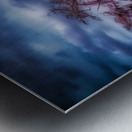 Purple Shelter: A Tranquil Stroll Through Venetian Gardens in Le Metal print