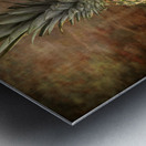 Tropical Symphony: Pineapple and Flowers Still Life Fine Art Metal print