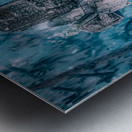 Rainy Day Reflections: Exploring Oak Grove Cemeterys Angel Memo Metal print