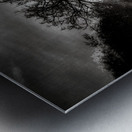 Twilight Stroll: Capturing Long Texas Shadows Metal print