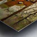 Celtic Cross: A Spiritual Journey Through Woodland Serenity Metal print