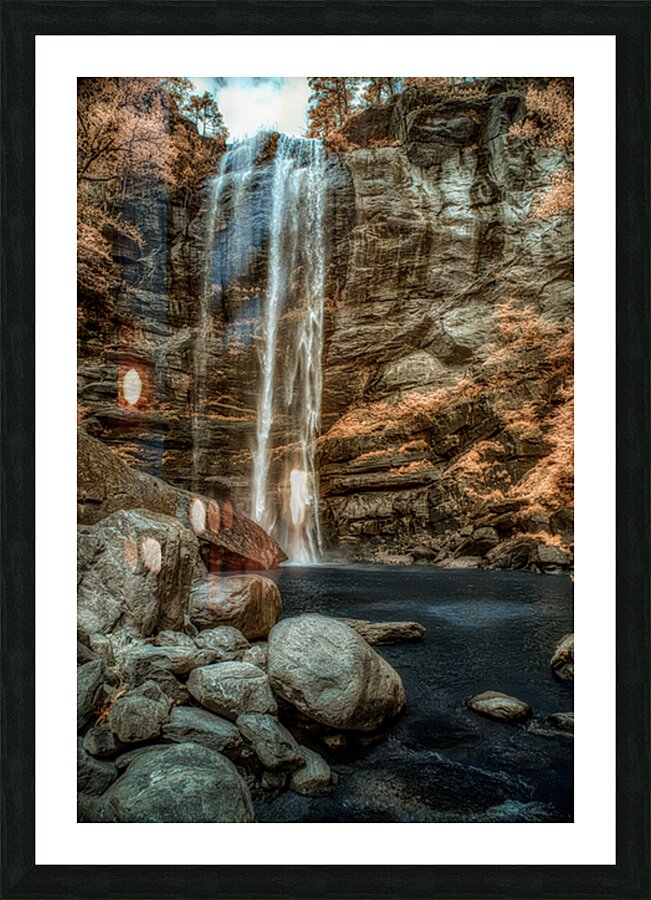 Copper Canopy Falls Picture Frame print